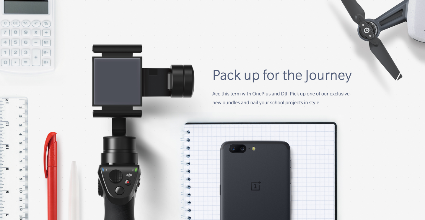 OnePlus and DJI teams up for a combo deal