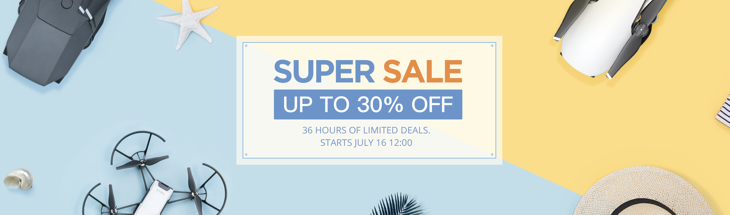 DJI super sale! Up to 30% off!