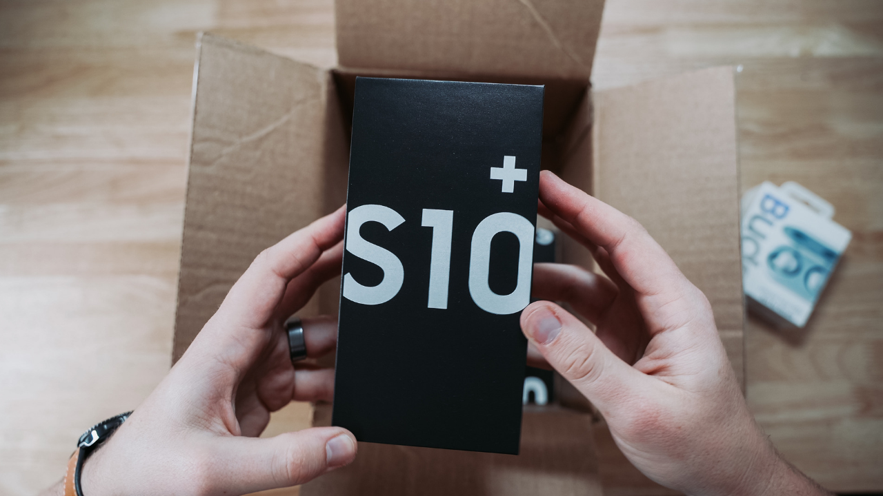 Samsung Galaxy S10 Plus Ceramic White 1TB 12GB Ram Unboxing