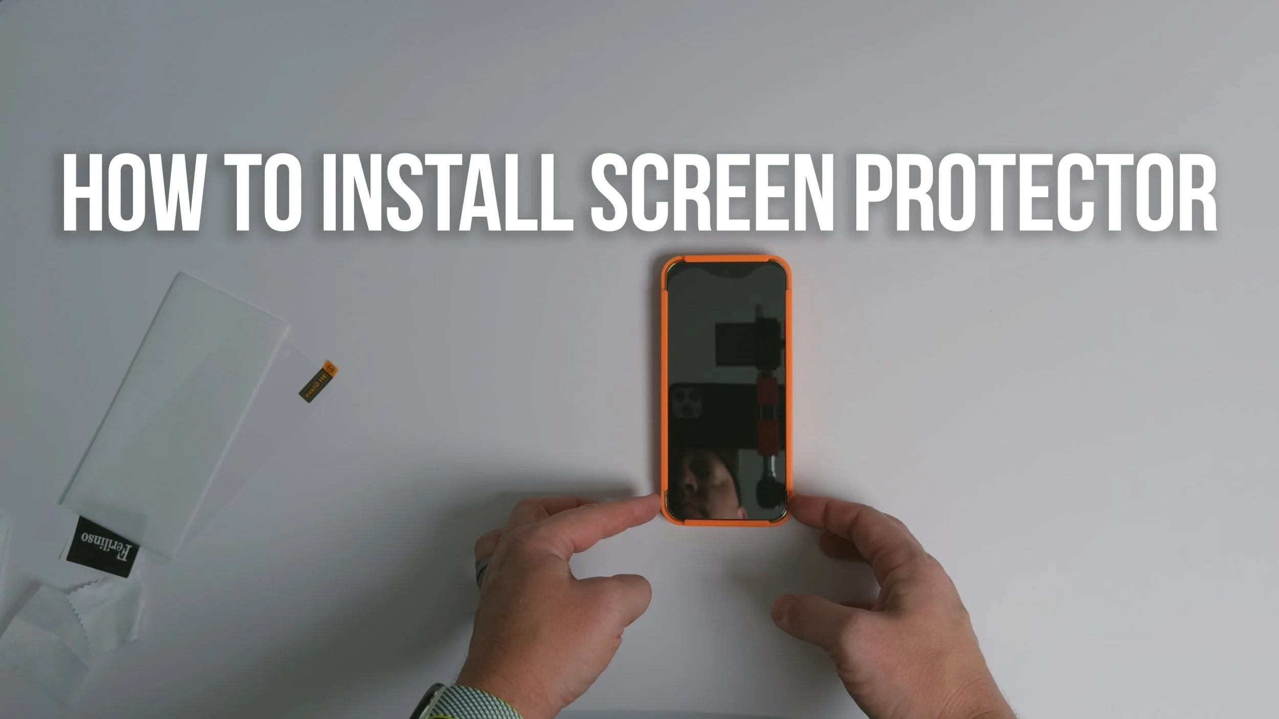 Installing a Tempered Glass Screen Protector on Your Pixel 9 Pro XL