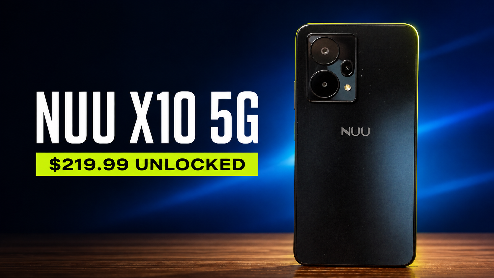 NUU X10 5G: An Unlocked 5G Phone for $219.99 With Everything in the Box