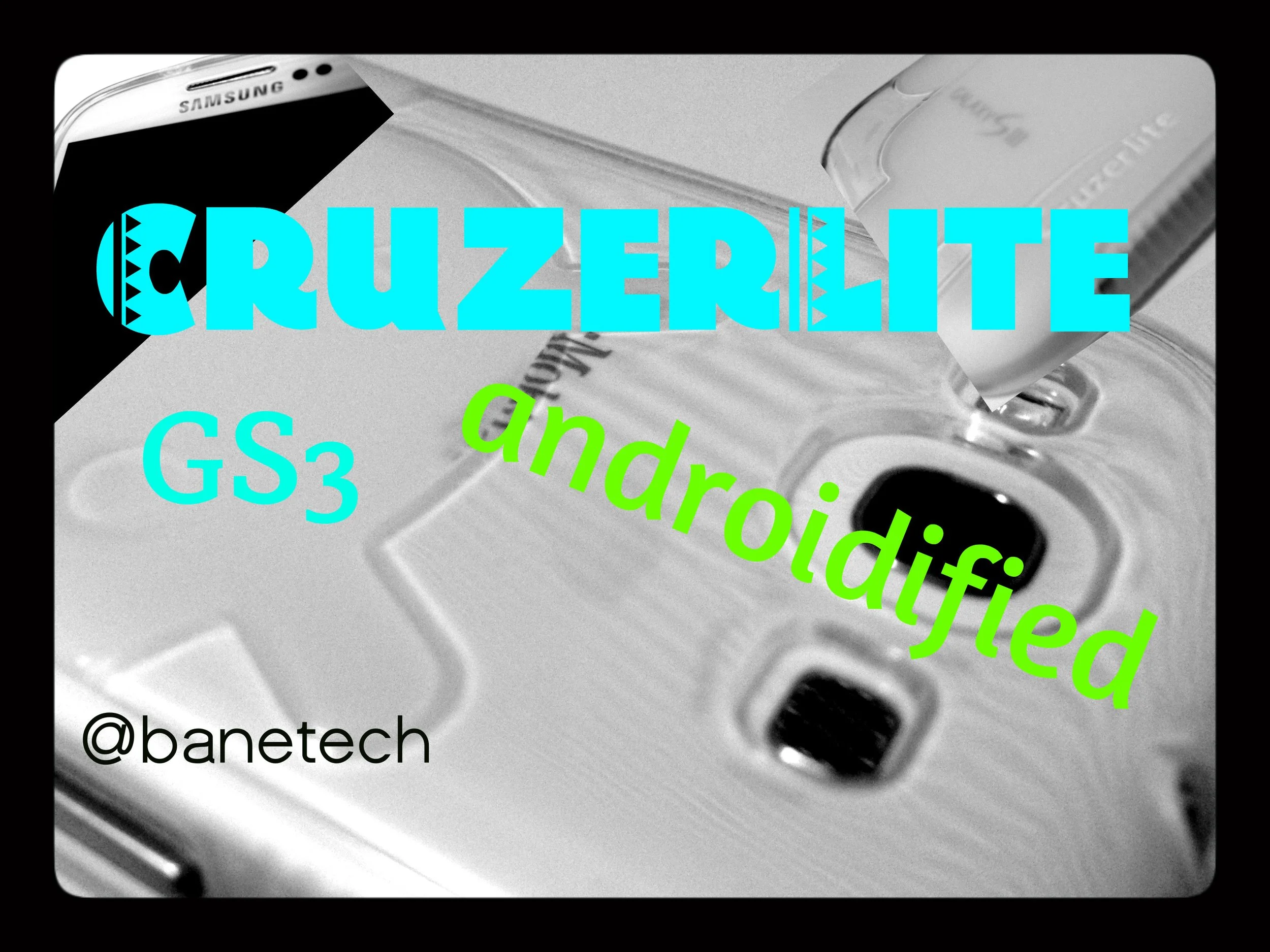 Cruzerlite Clear Androidified Case for the Samsung Galaxy S3 