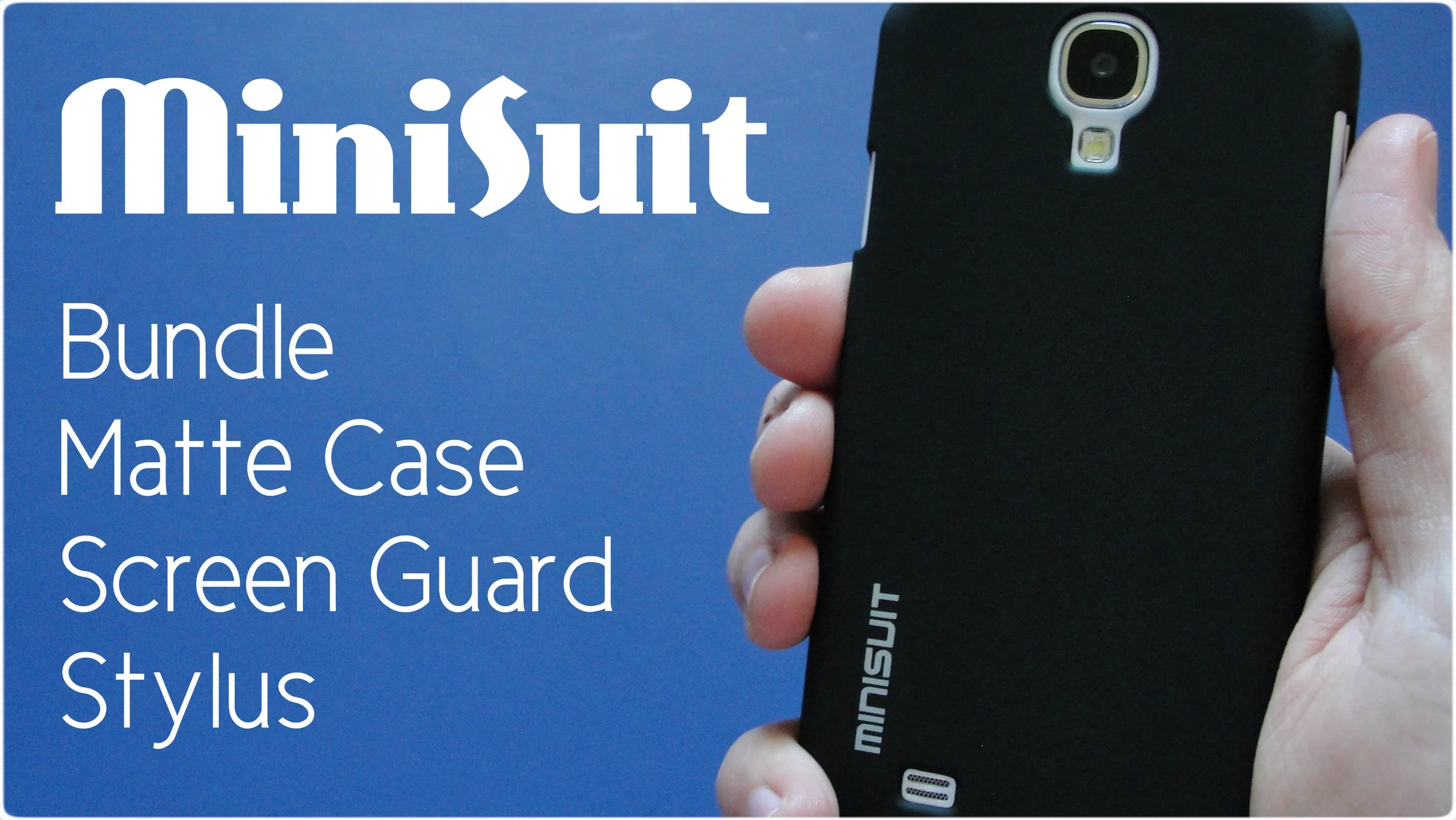 MiniSuit Bundle Matte Case Screen Protector and Stylus for the Samsung Galaxy S4