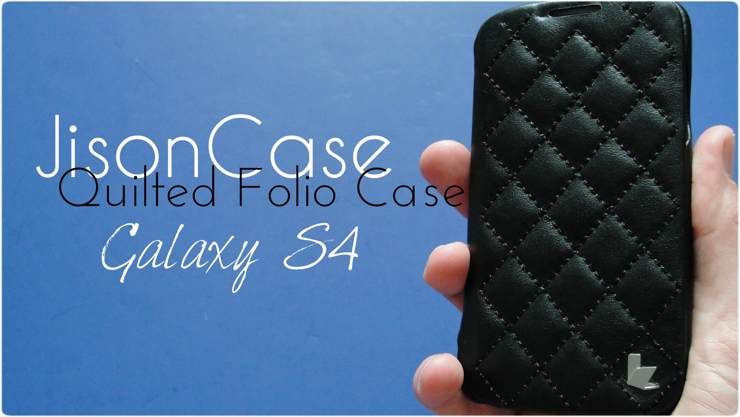 Quilted Folio Case for the Samsung Galaxy S4 by JisonCase 