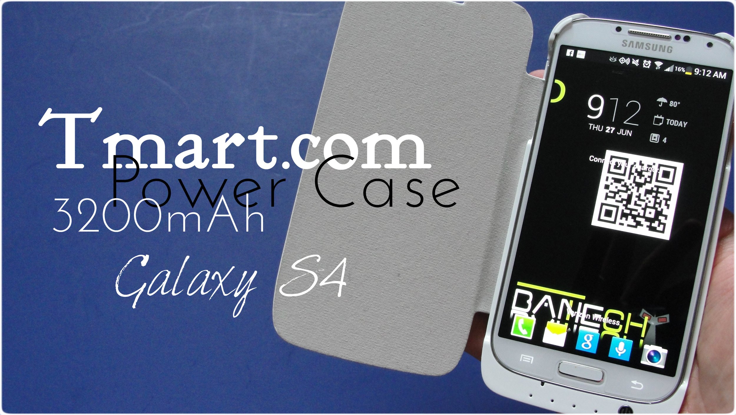 Tmart.com's Samsung Galaxy S4 Battery Power Case