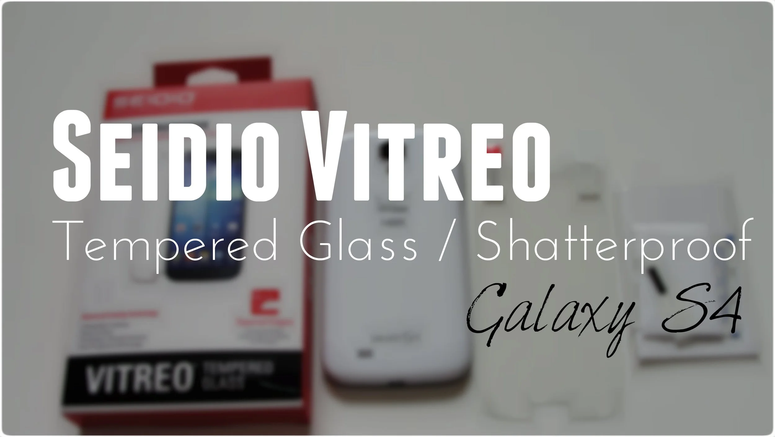 Seidio Vitreo Shatterproof Tempered Glass Screen Protector for the Samsung Galaxy S4