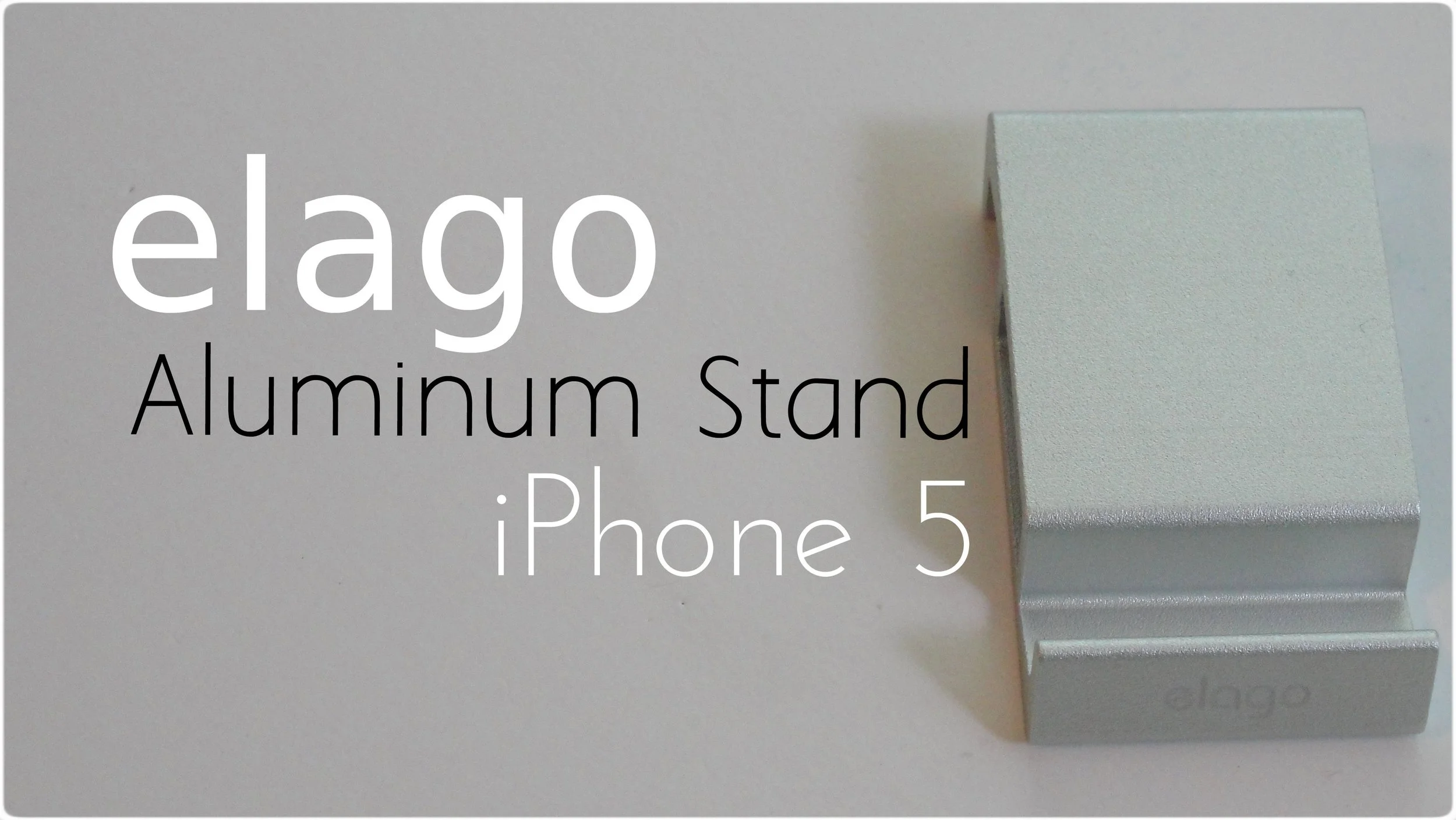 elago Aluminum Stand iPhone 5 & iPad mini in Silver
