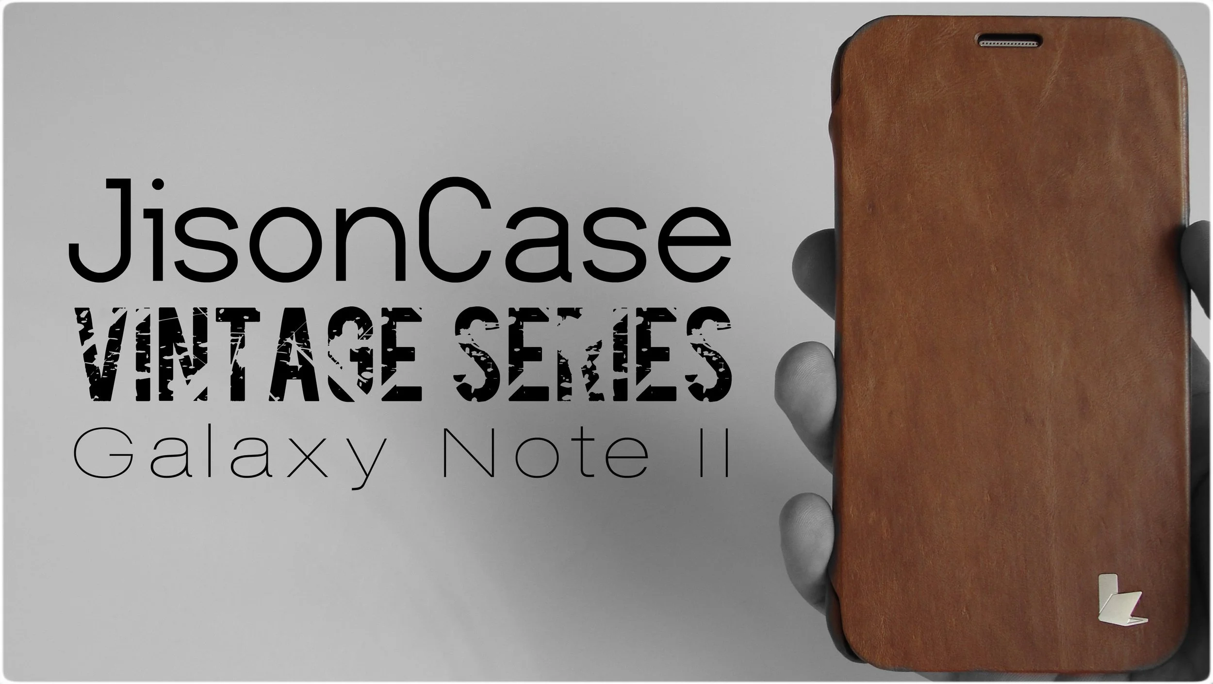 JisonCase Vintage Folio Case for Galaxy Note 2
