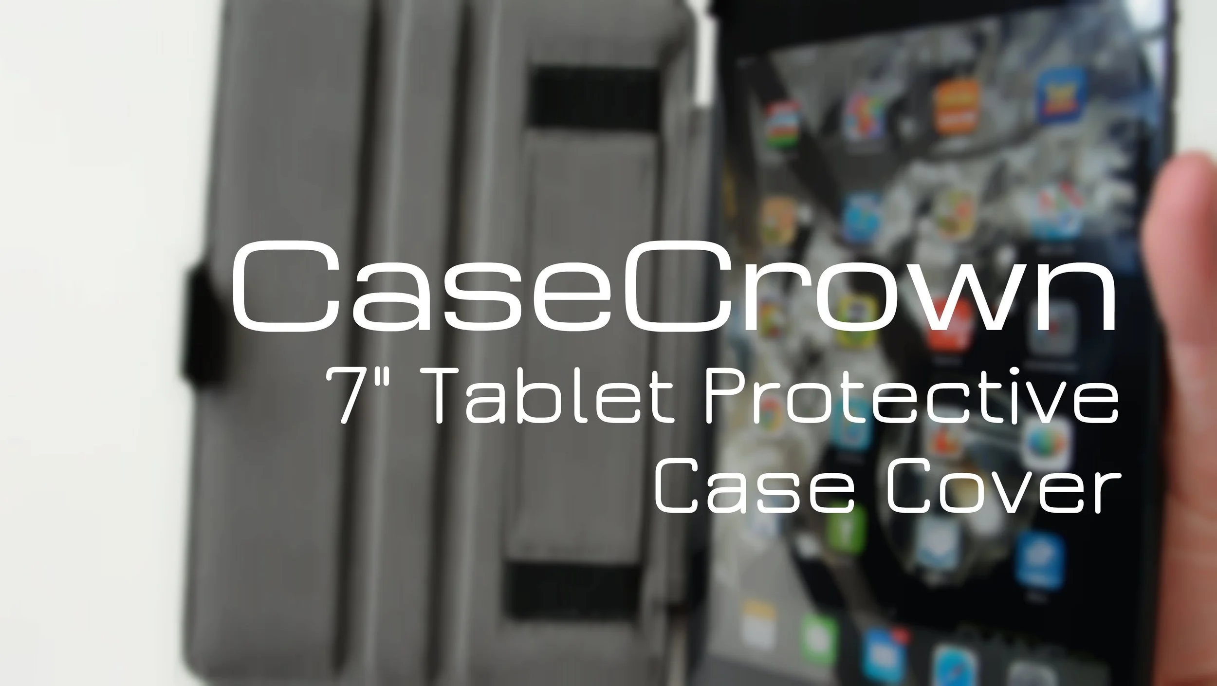 CaseCrown Ace Flip Case (Black Carbon Fiber) for Apple iPad mini 7.9 Inch Tablet (Built-in magnet for sleep / wake feature)