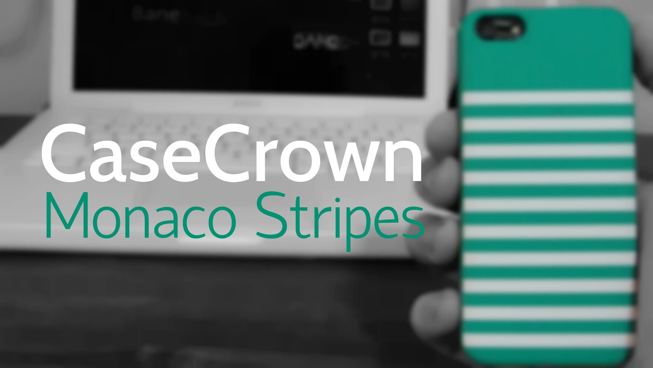 CaseCown Monaco Stripes iPhone 5/5s Case