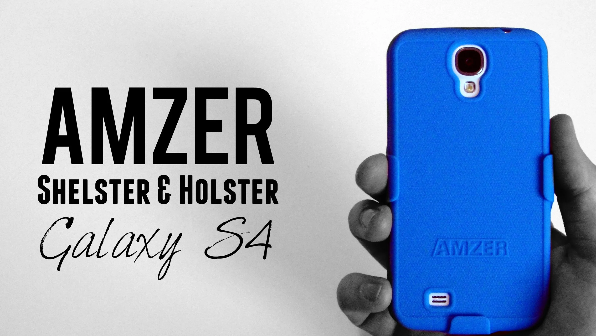 Amzer Shellster with Holster Case for Galaxy S4