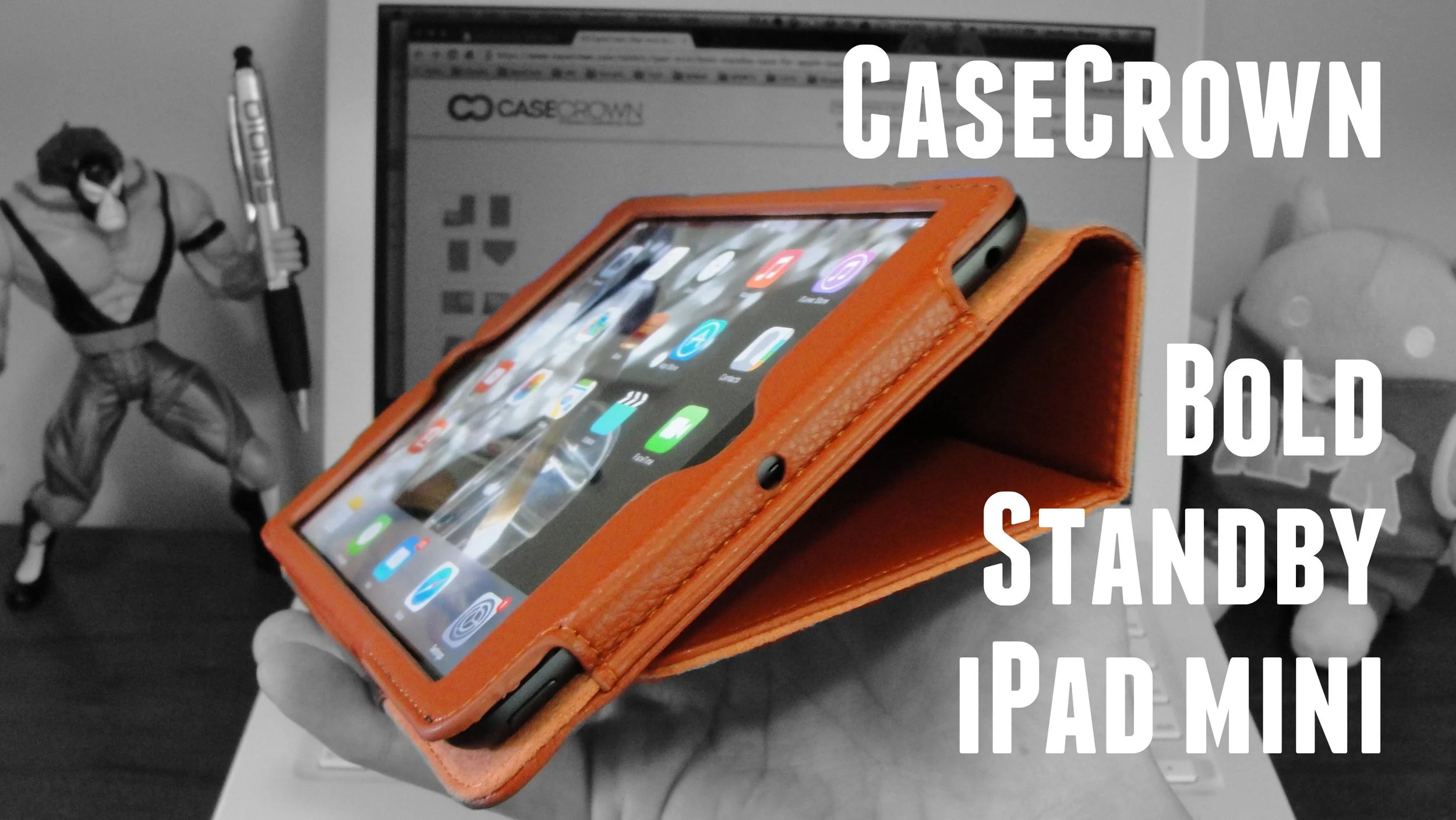 CaseCrown Bold Standby iPad mini Leather Flip Cover 