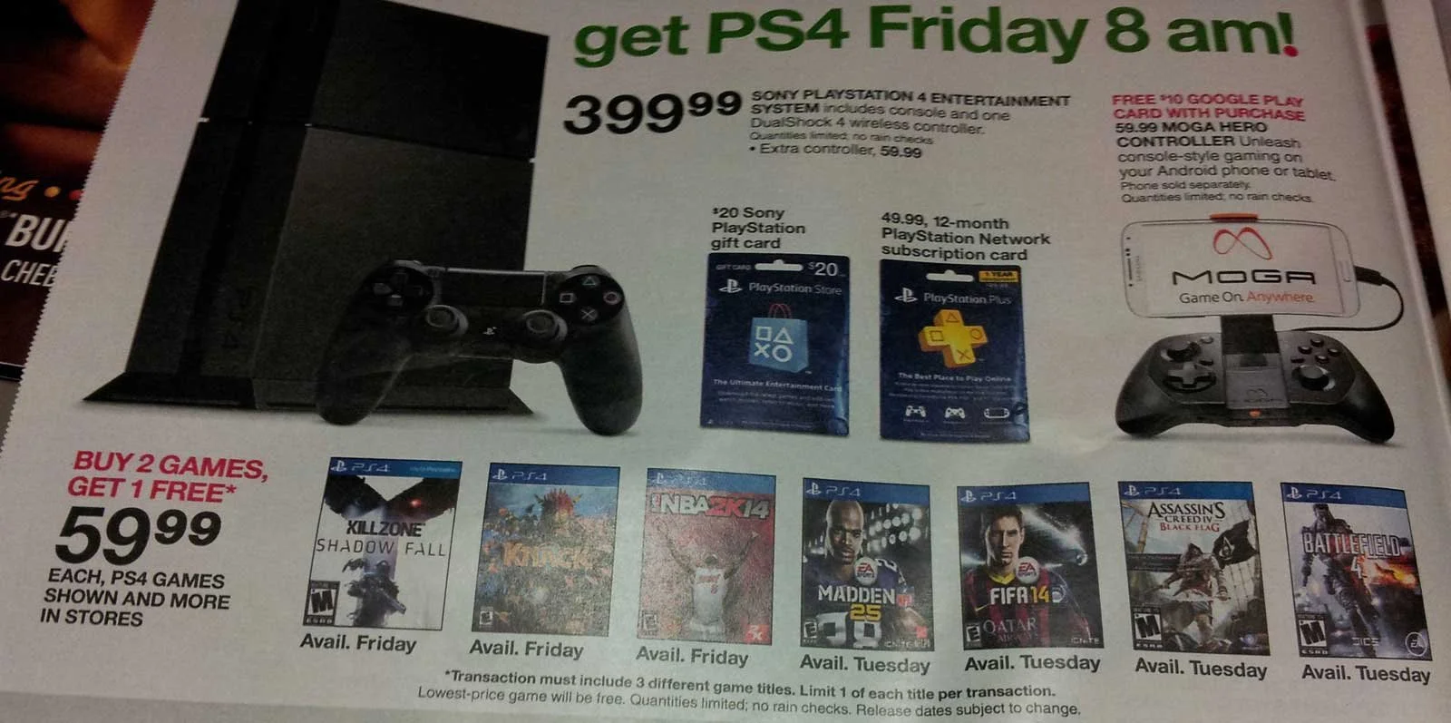 Leak: Target's Buy 2, Get 1 Free PlayStation 4 Games Promotion