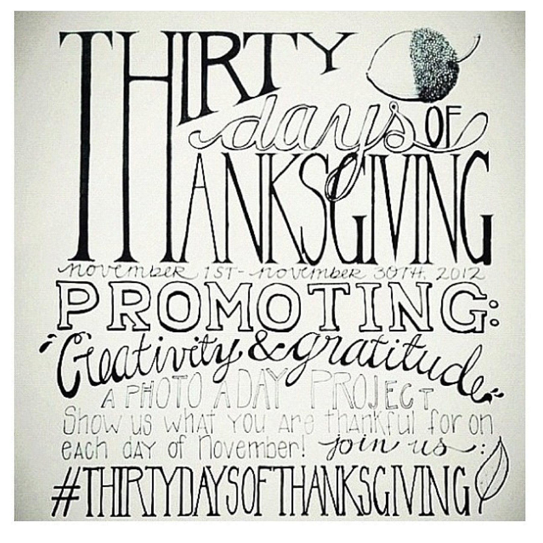 30 Days of Thanksgiving: Day 1 - A Giving Little Girl
