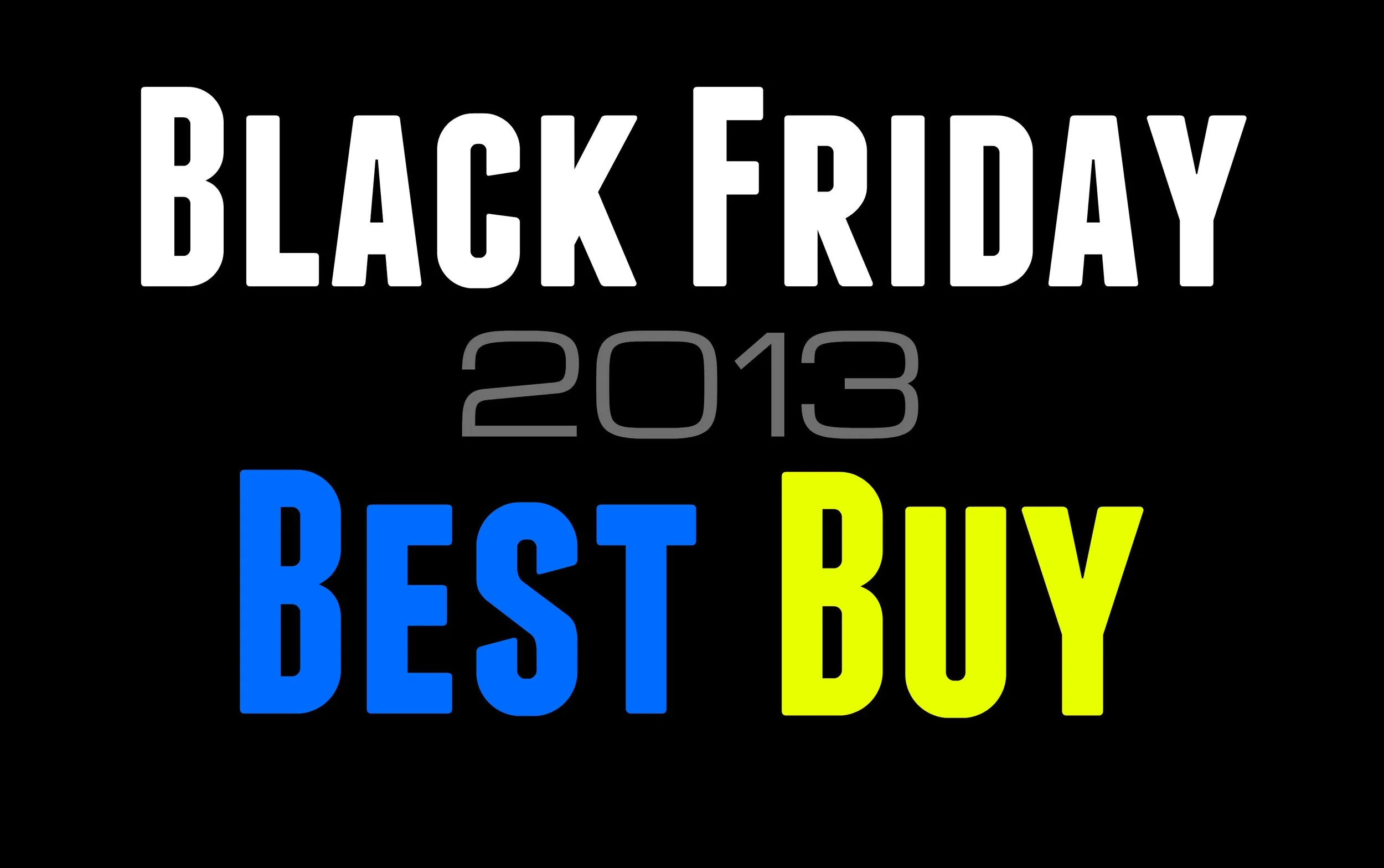 Black Friday 2013: Best Buy