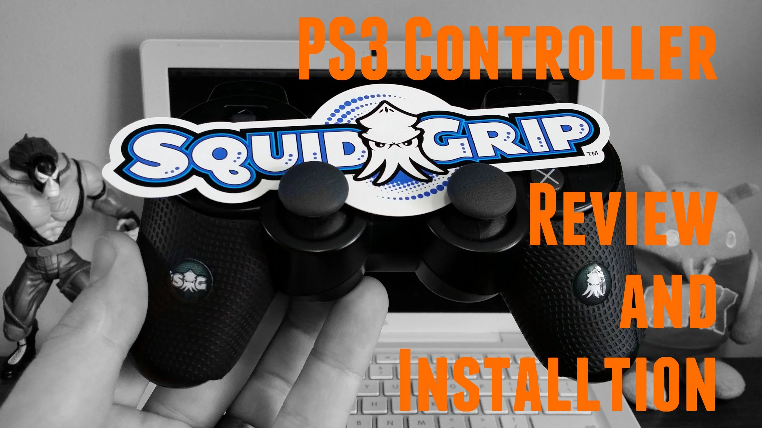 SquidGrip PS3 Controller Installation and Review [Video]