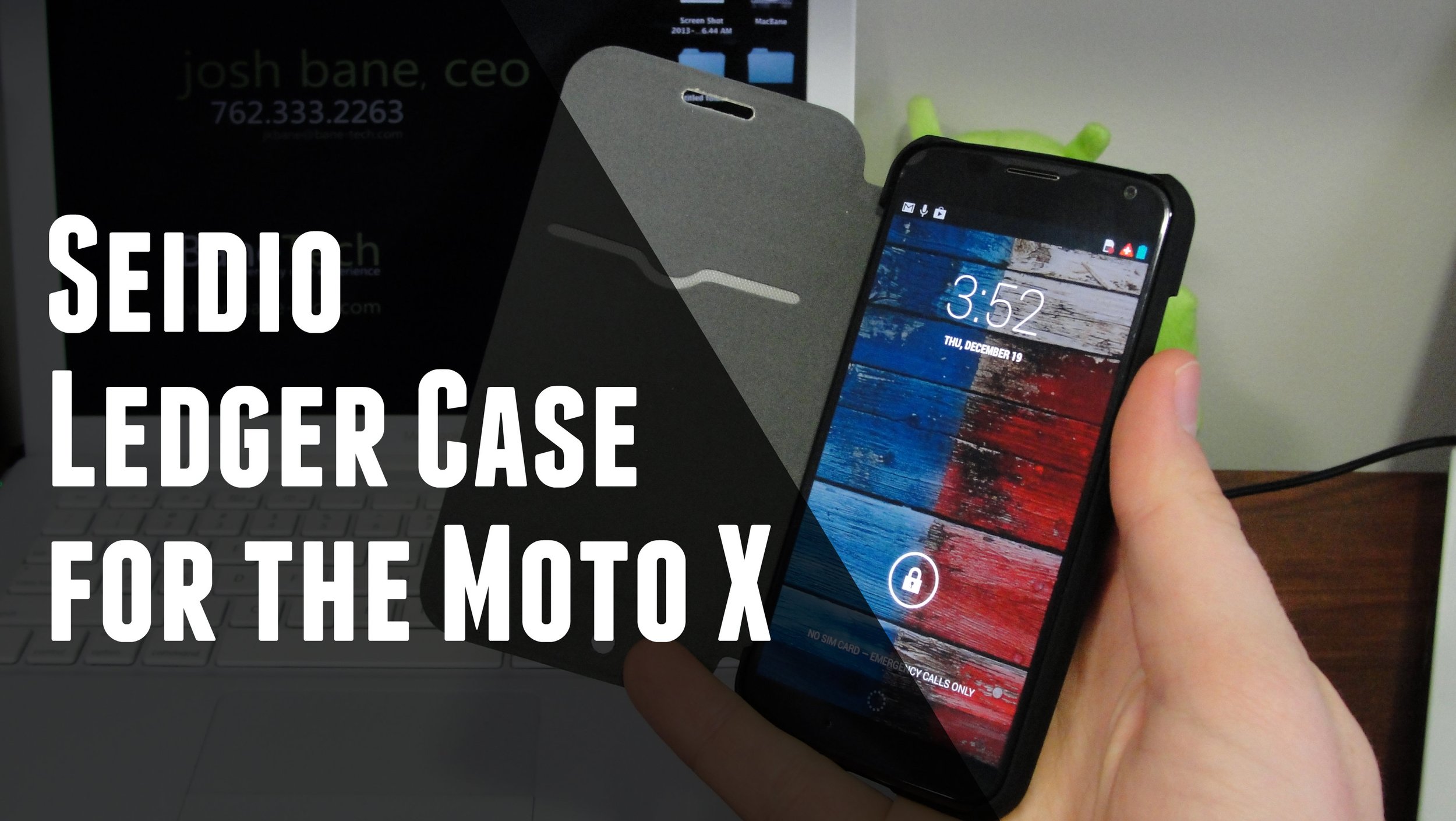 Seidio LEDGER Wallet Flip Cover Case for the Moto X