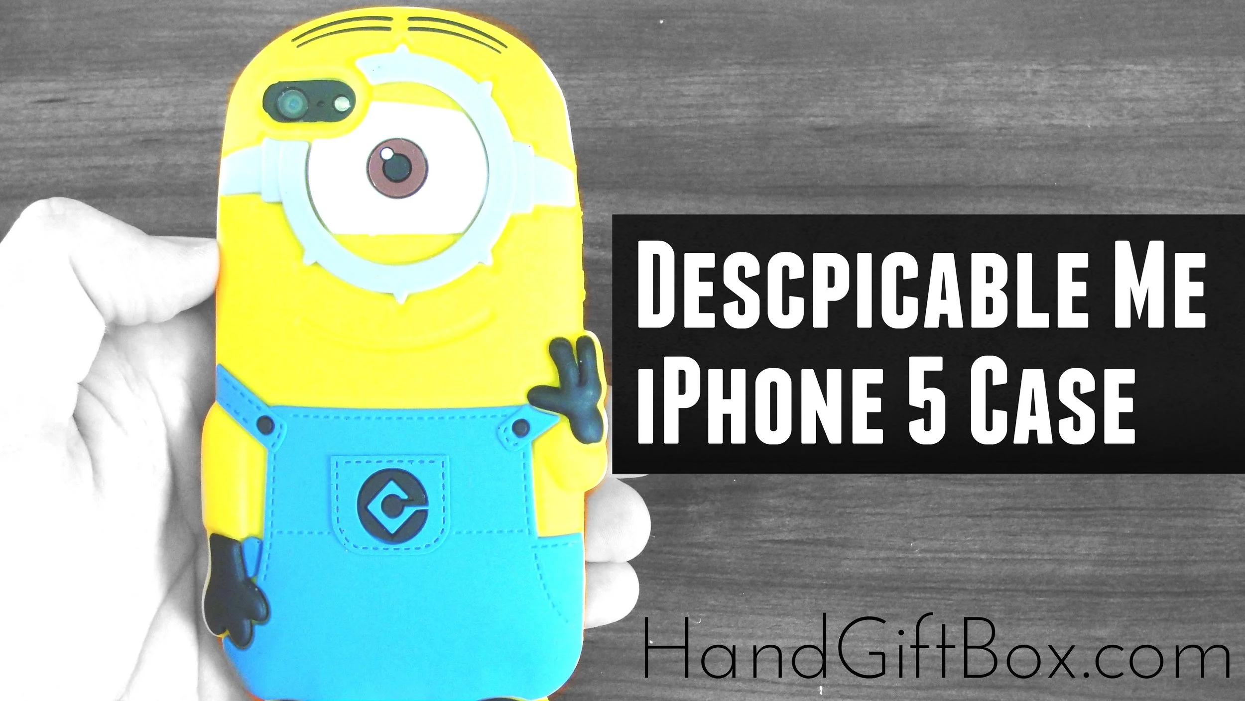 One-eye Minions Pattern Protective Case for iPhone 5/5s iPhone 5c