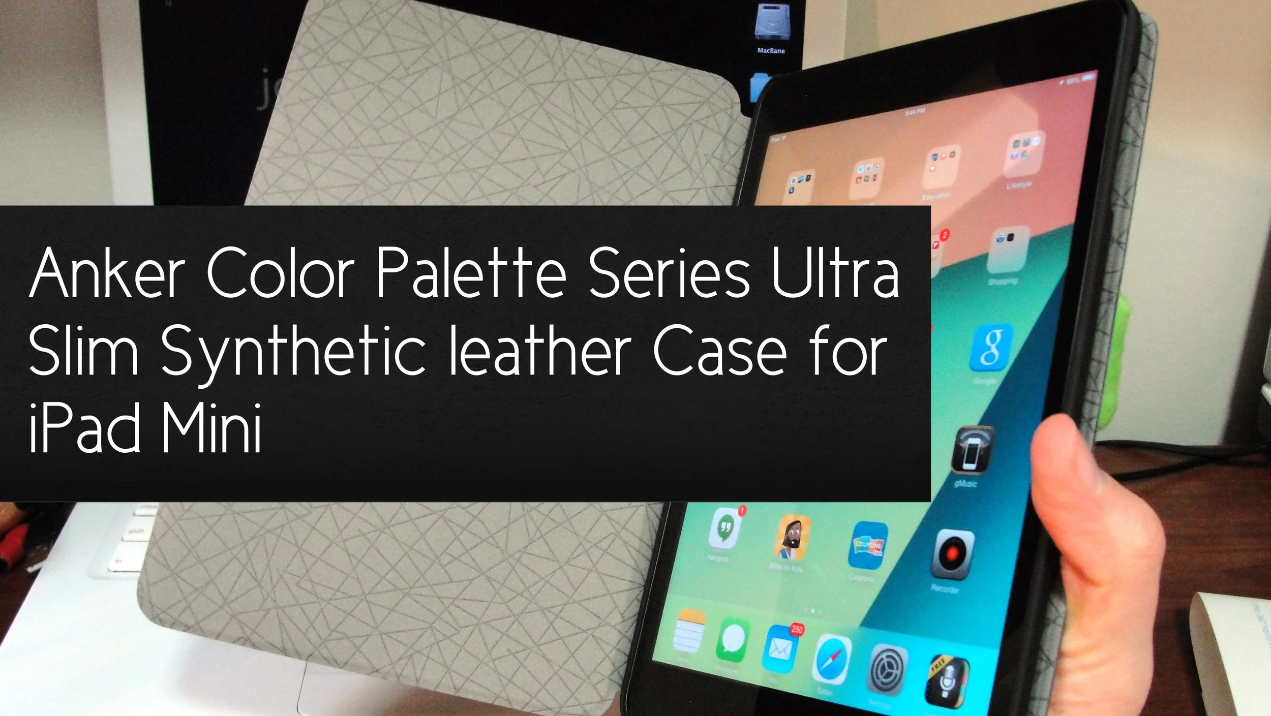 Anker Color Palette Series Ultra Slim Synthetic leather Case for iPad Mini iPad Mini 2 / iPad Mini 