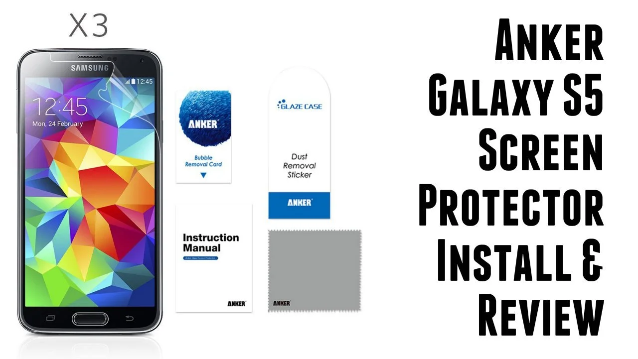 [Review] Anker® Screen Protector Galaxy S5 Xtreme Scratch Defender High Definition (HD) Clear 