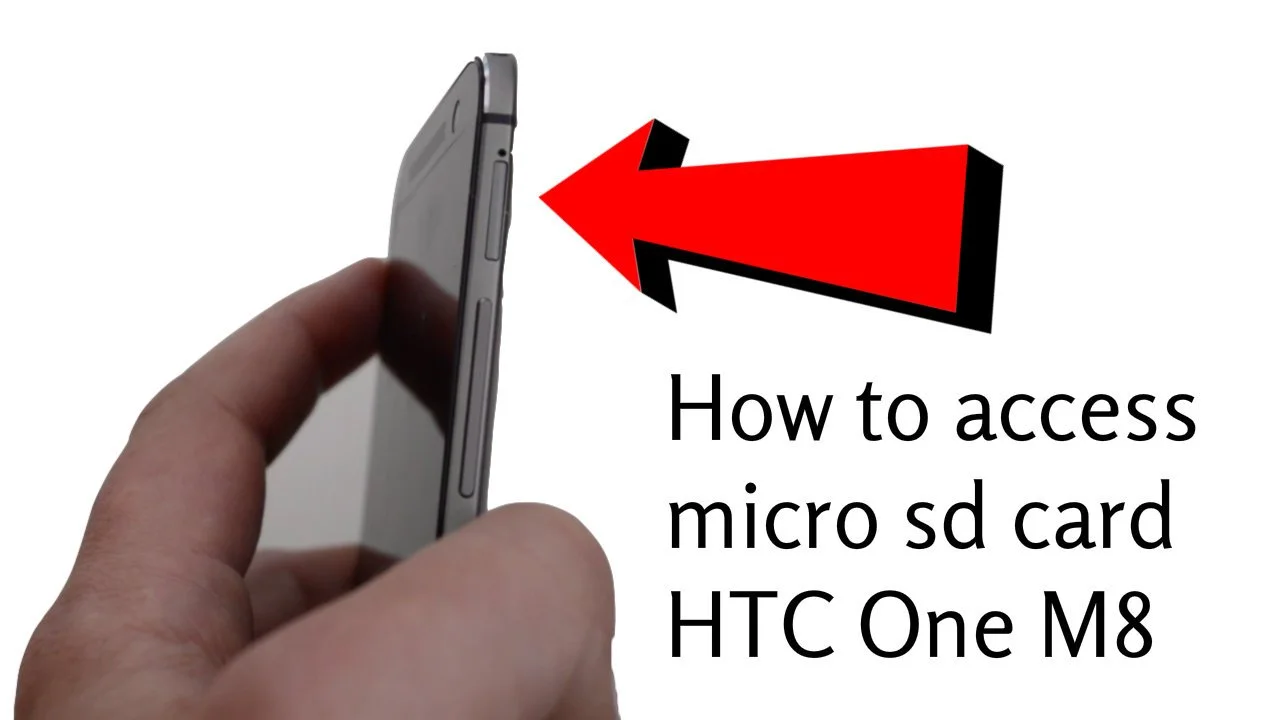 How to access/remove micro sd card HTC One M8 