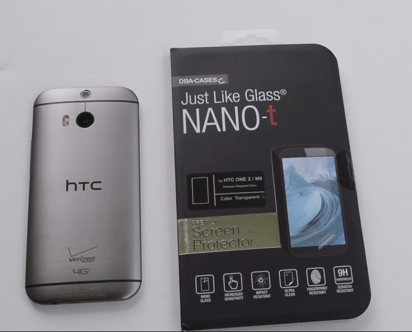 Just Like Glass Nano-t tempered glass screen protector is the best screen protector for your HTC One M8