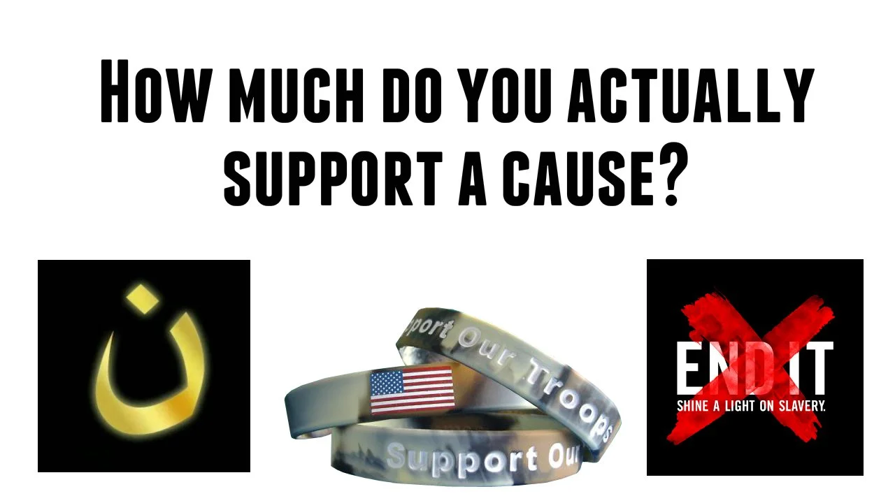Raising awareness by profile pics and armbands