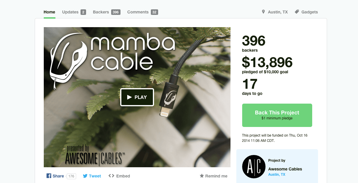 Awesome Cables new Mamba Cable