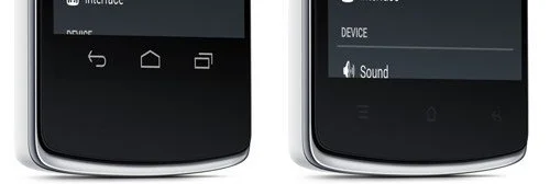 Capacitive or on-screen buttons?