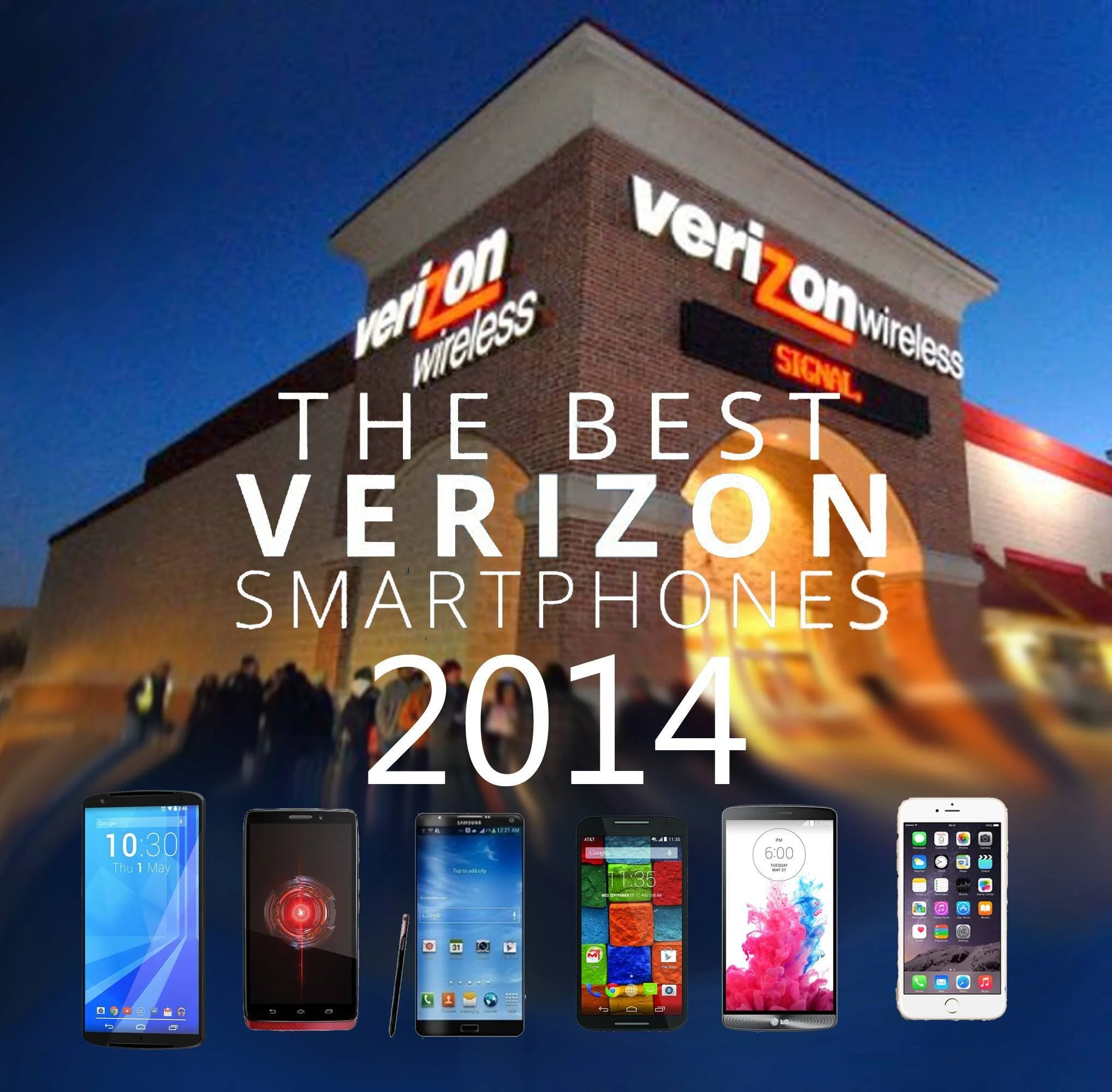 Verizon Wireless - best smartphone lineup in years (holidays edition 2014) Updated