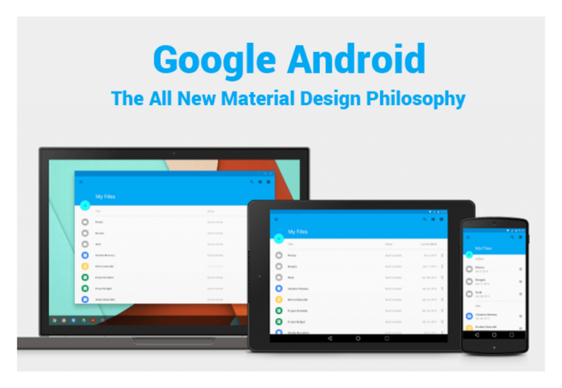 Material Design is the new Android design language (Google Apps Updated as well as others in the Play Store)