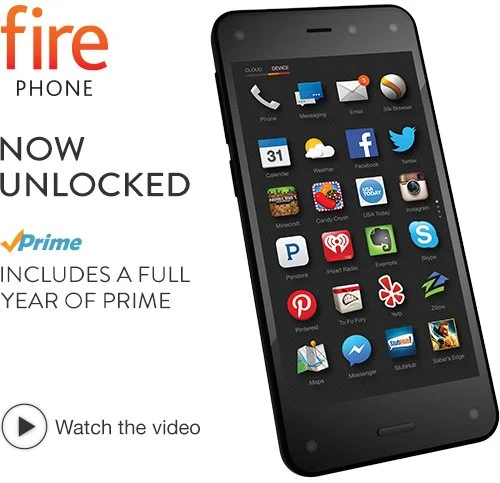 [Deal] Amazon Fire Phone for only $199 plus One Year of Prime FREE