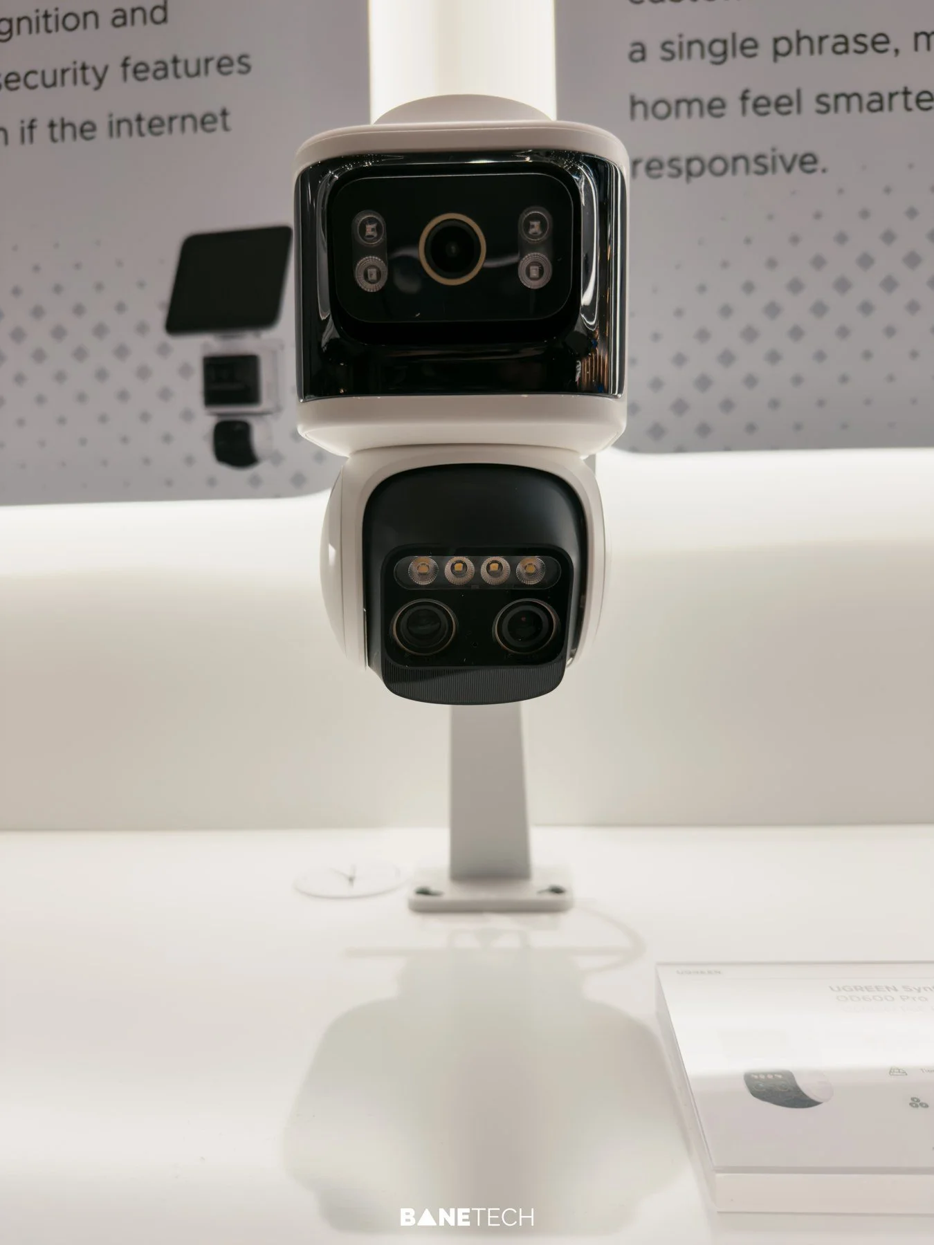 UGREEN SynCare OD600 Pro outdoor camera shown at the UGREEN launch event