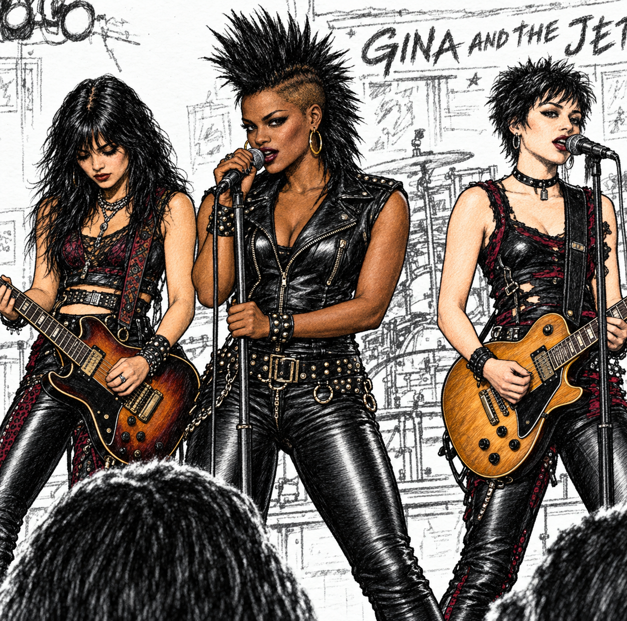 Gina and the Jets perform at Amelia's