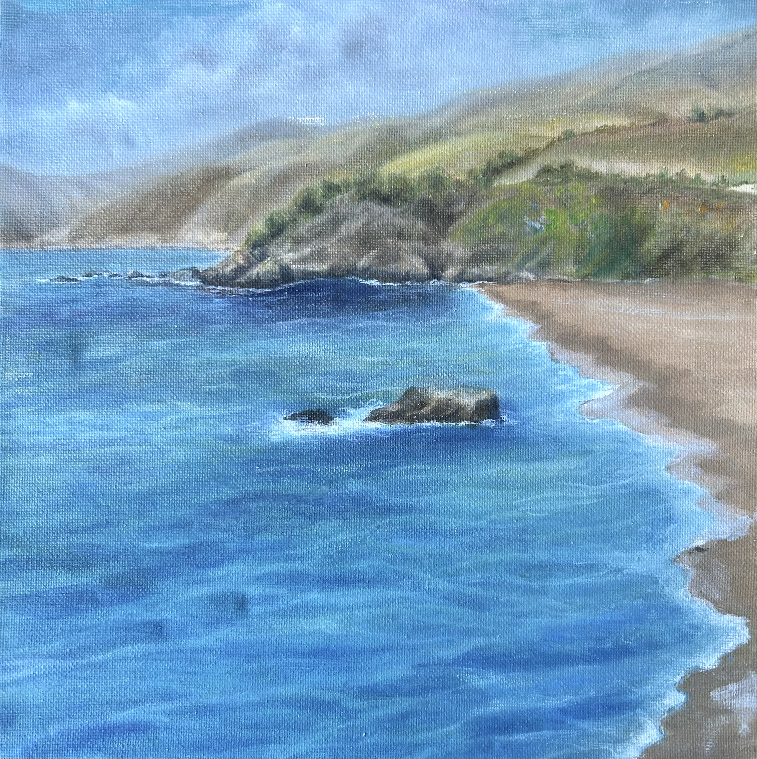 Big Sur, 2026. Oil on canvas - 11 x 8 (27.9 x 20.3 cm)