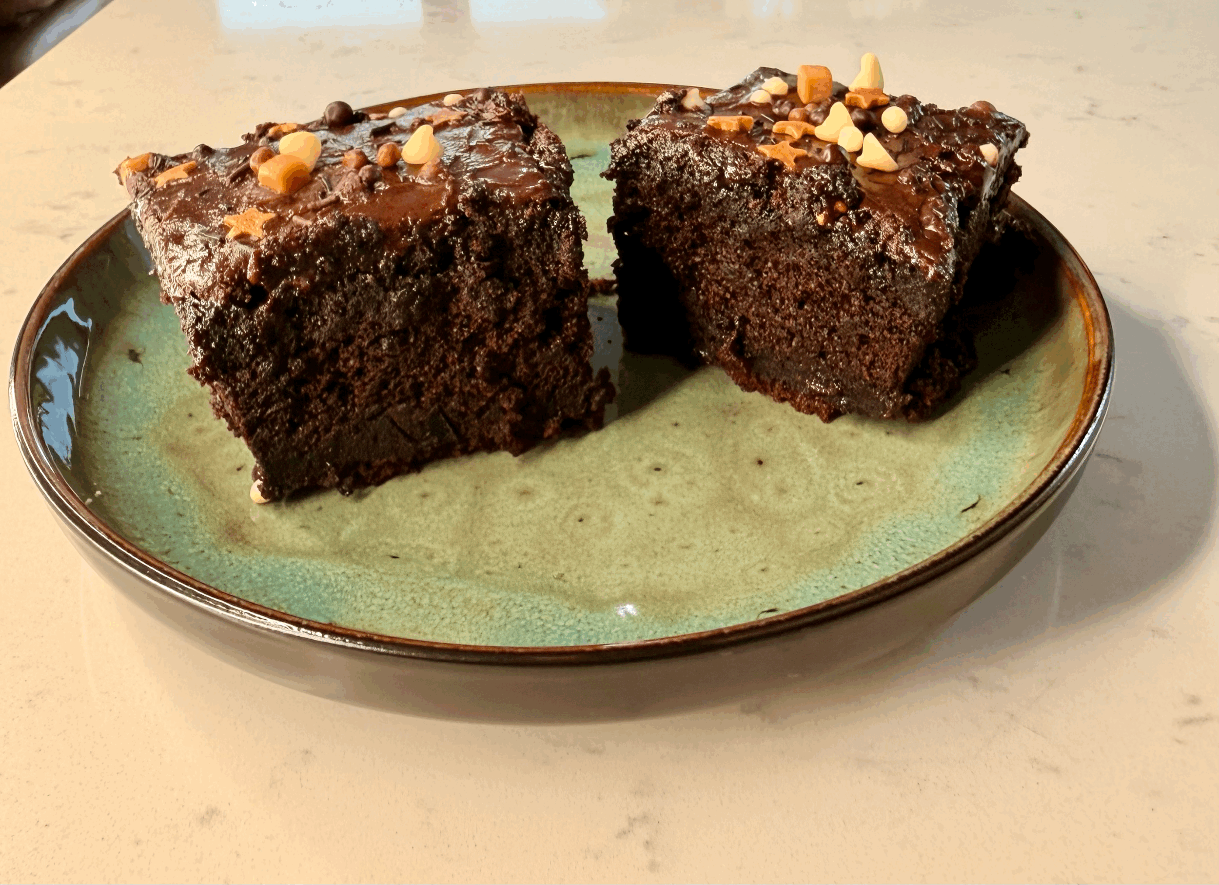 Brownie Fudge Cake slice