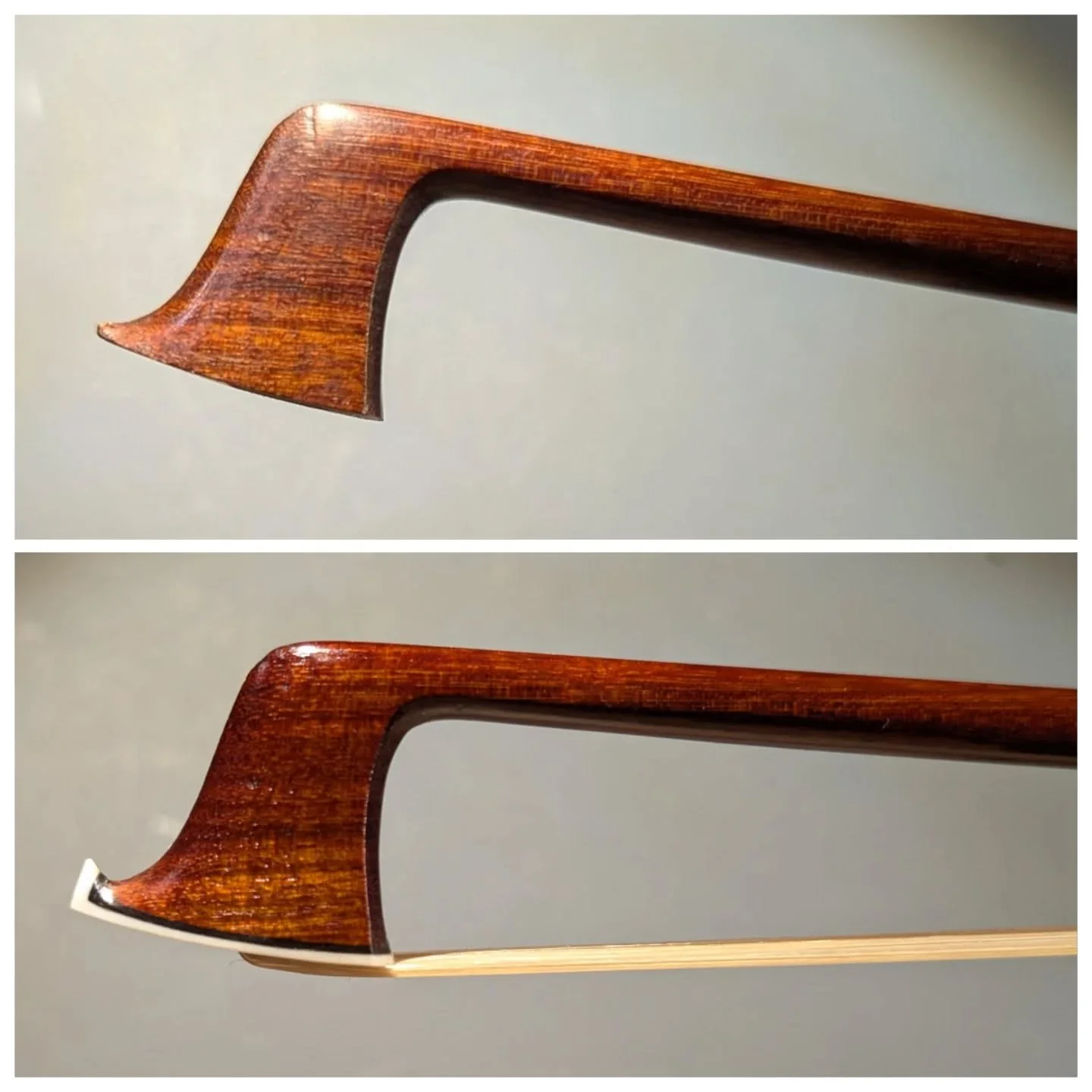 Restoration of a Vigneron Violin Bow

