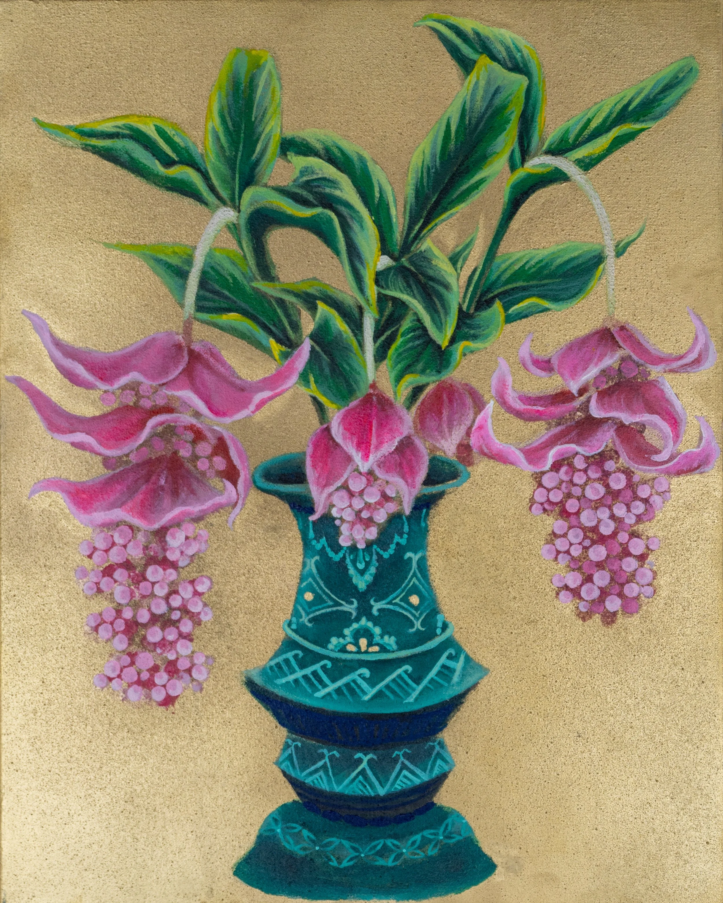 Medinilla magnifica
Acrylic on Canvas
16x20