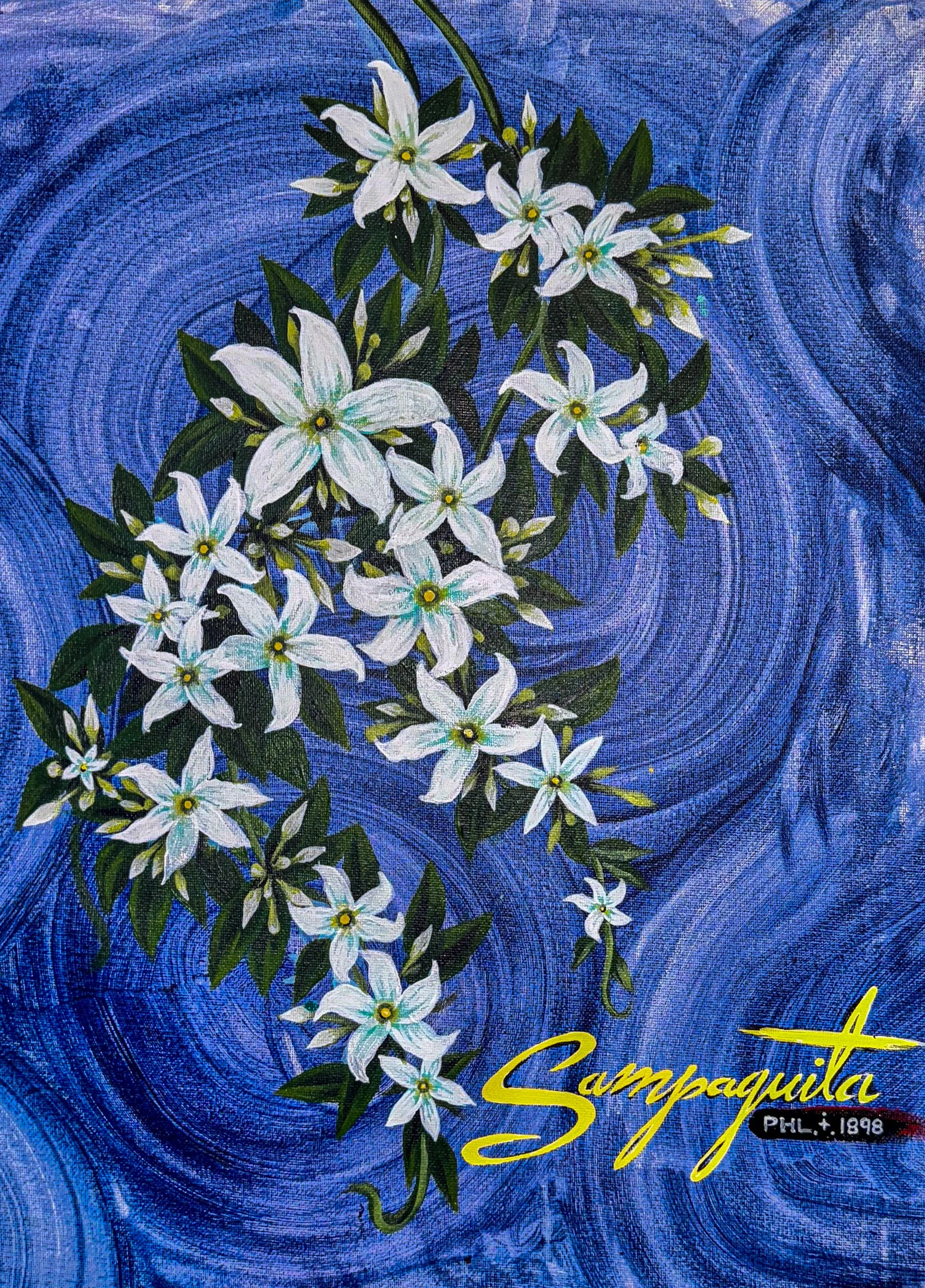 Sampaguita
Acrylic on canvas fabric