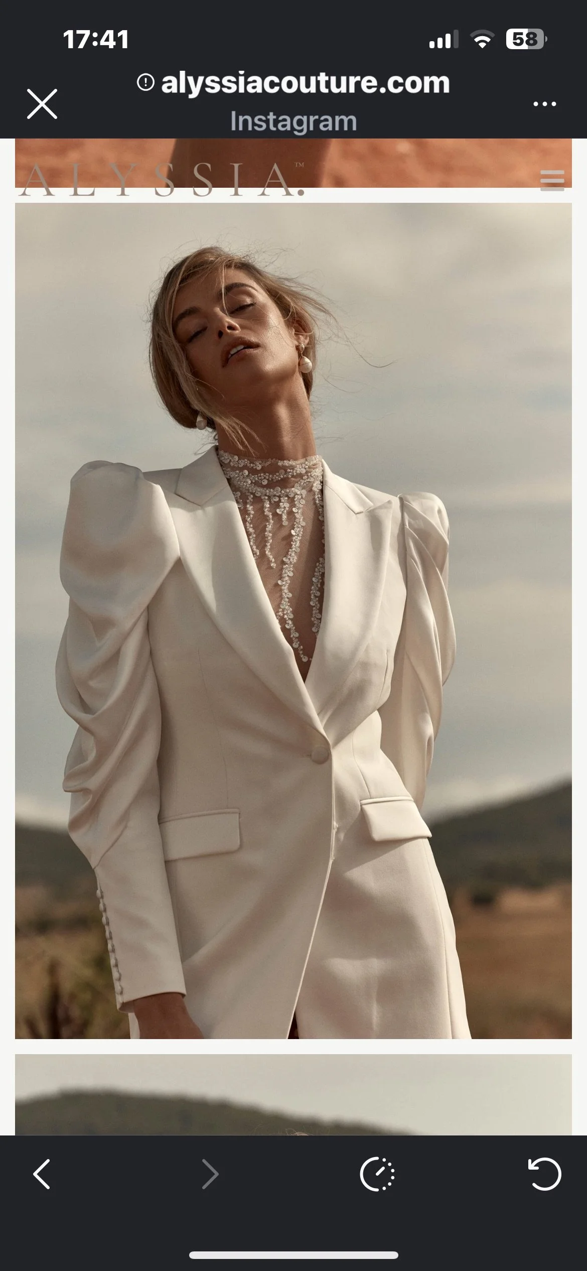 woman in bridal suit