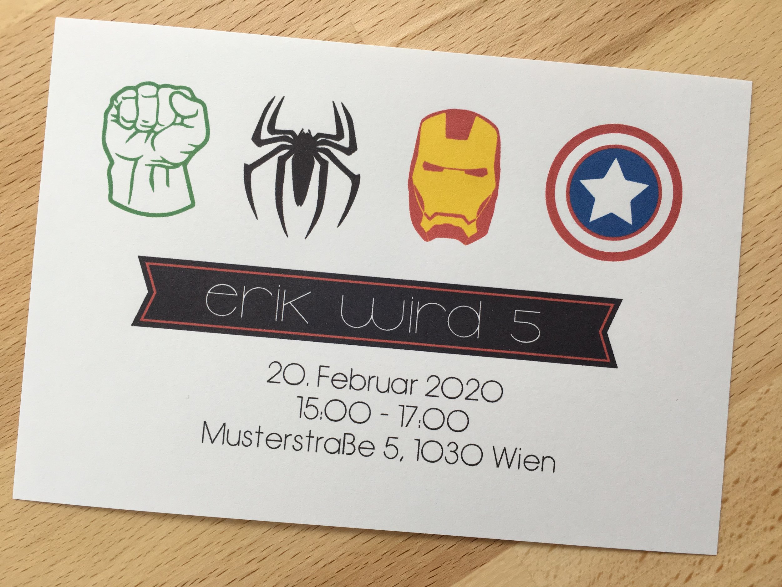 SUPERHELDENPARTY!&nbsp;
