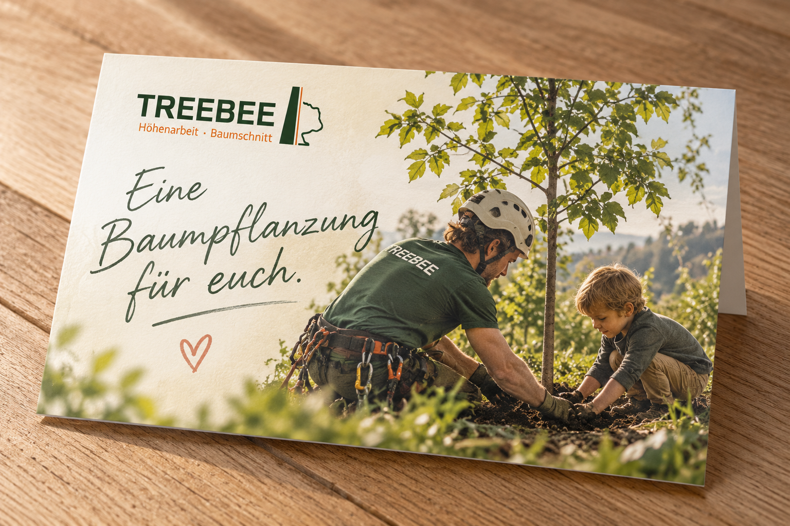 Baumpflanzung Geschenk zur Geburt