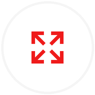 Flexible — expansion arrows