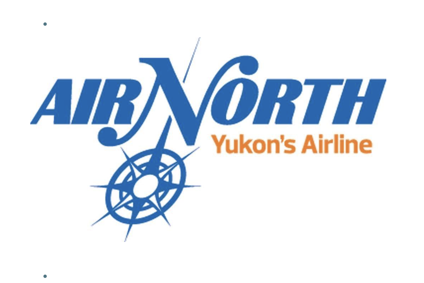 Air North logo with compass graphic and the tagline "Yukon's Airline"