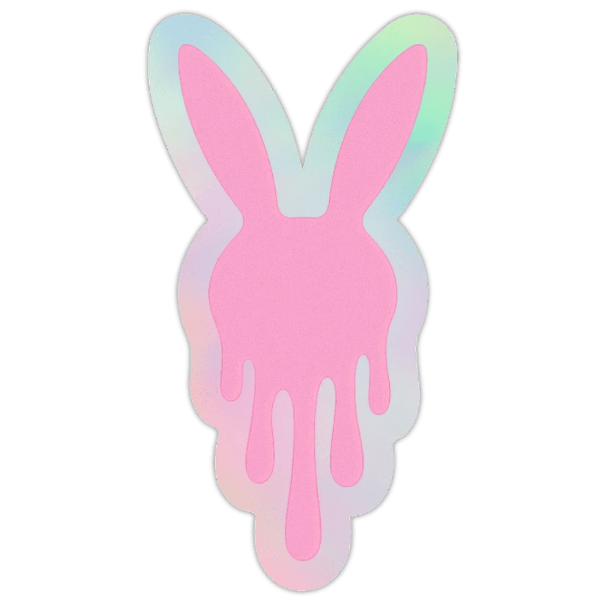 Ren Bunny Holographic Sticker