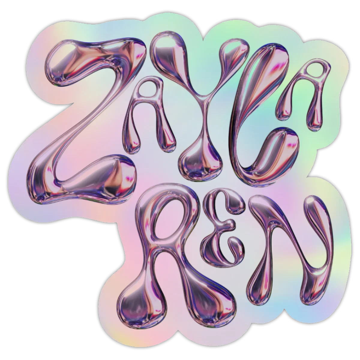 Zayla Ren Holographic Sticker