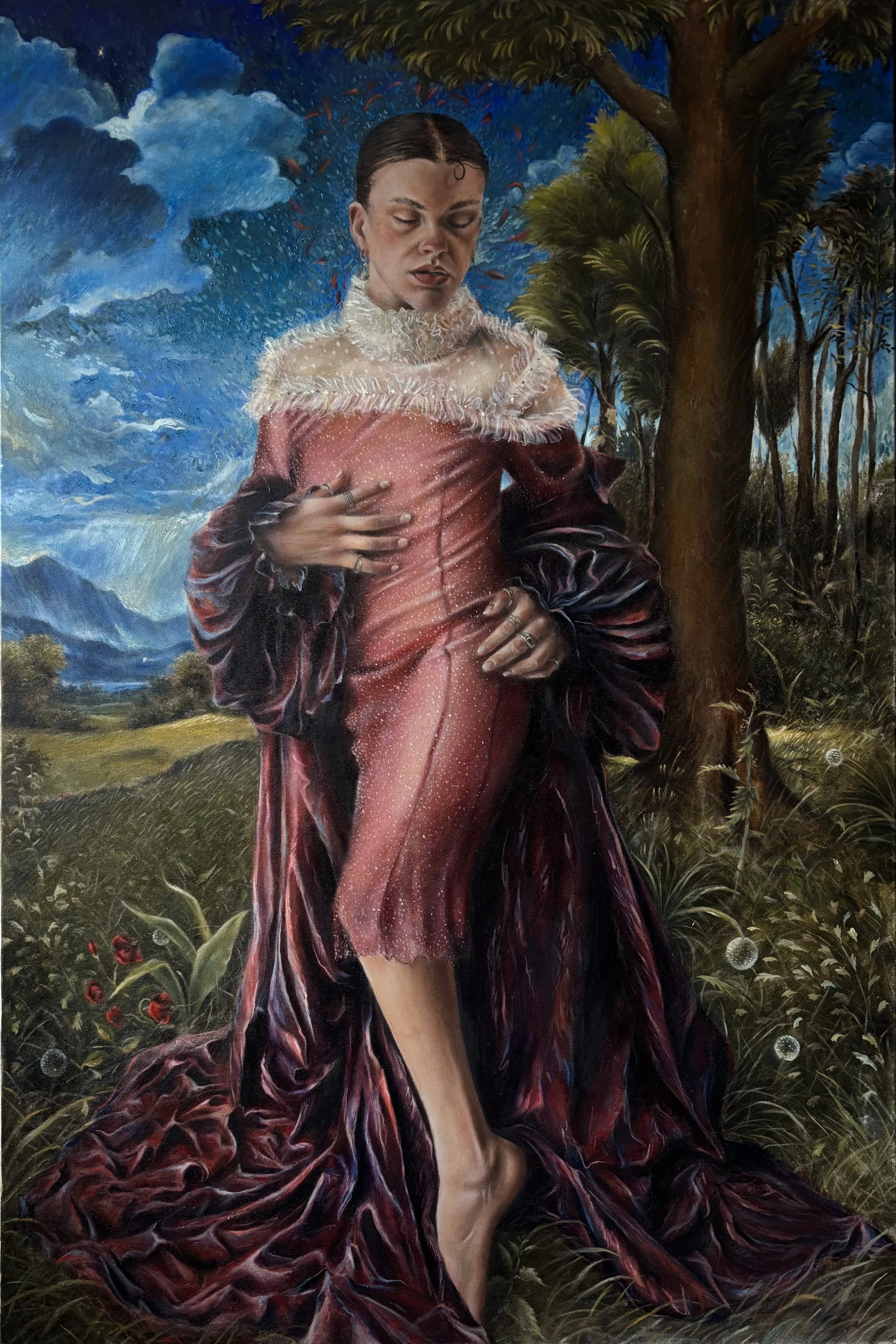 'Nettles' 101 x 152cm Oil on canvas 2025