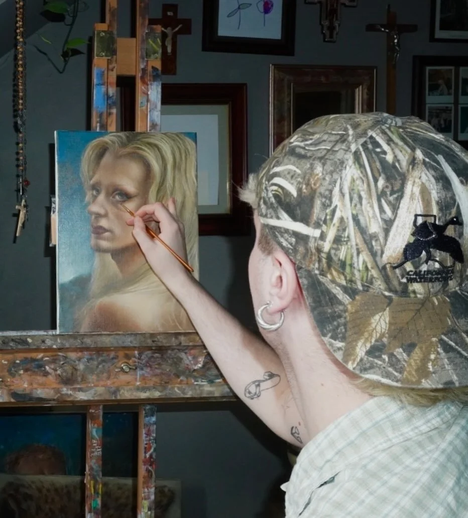 Local Newcastle Based Artist, Luke Mckenzie (Bleached Fine Art)