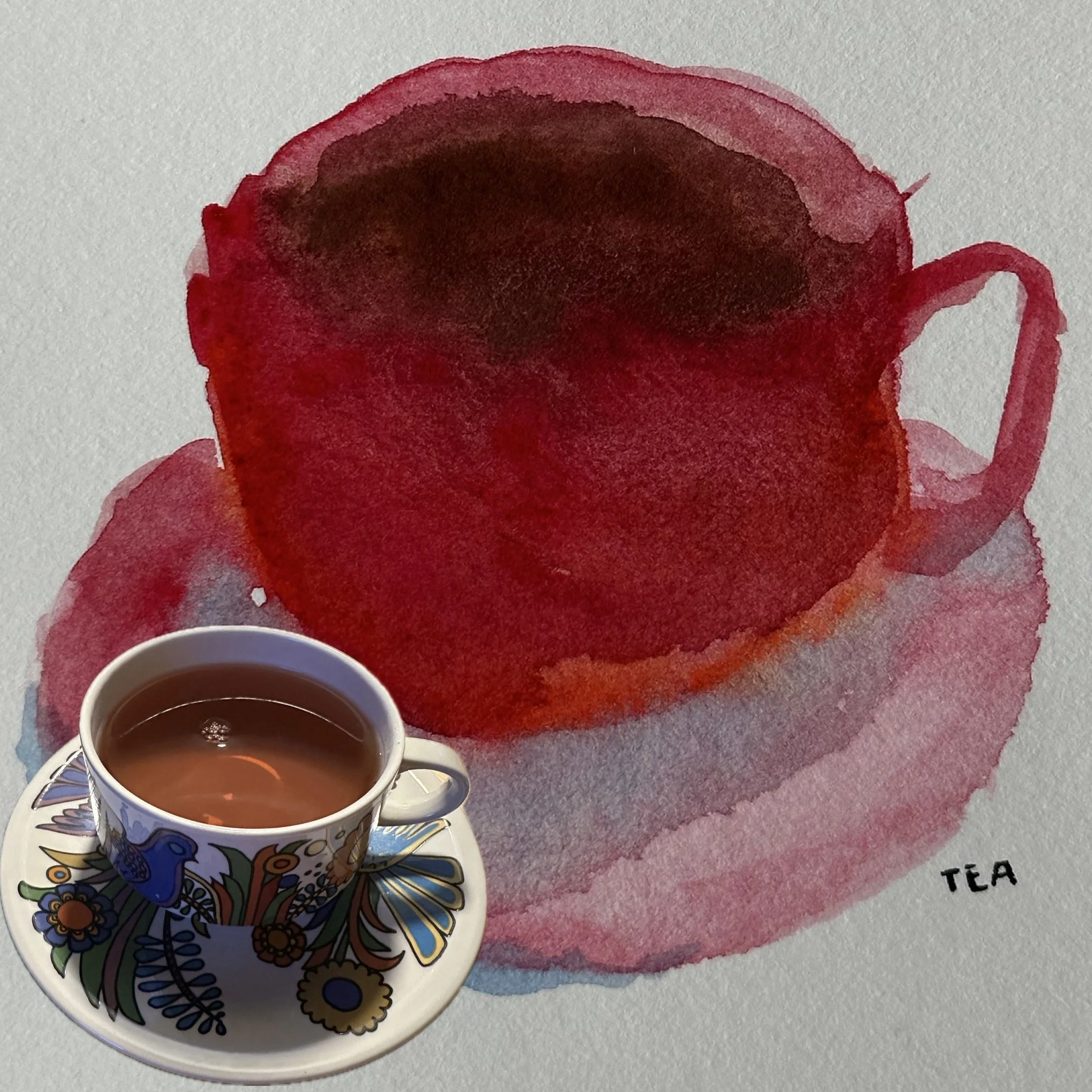 Watercolor Collides with Reality