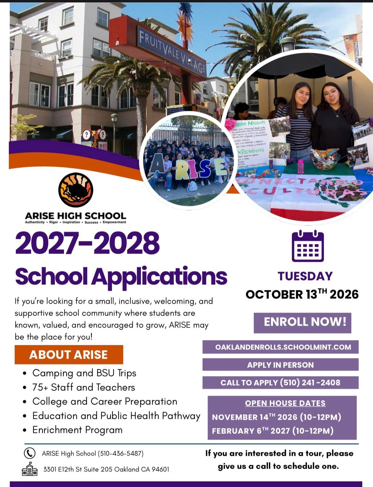 🎉 Applications Are Now Open 🎉

We&rsquo;re excited to announce that applications for the 2027&ndash;2028 school year open this upcoming Tuesday, October 13th! We are now welcoming applications from students entering 9th&ndash;12th grade.

Ready to 